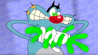 Oggy and the Cockroaches  THE SLIME S02E68 CARTOON  New Episodes in HD [upl. by Akcirederf]