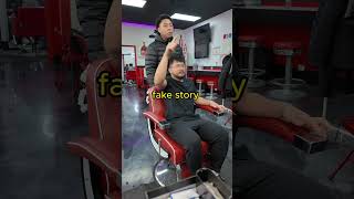 Tag your barber edmonton barber barbershop barbermeme funnybarber barbershopvideo ski shorts [upl. by Ahab]