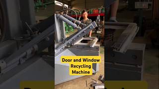 Door and Window Recycling Shearing Machine Aluminum Alloy Door and Window Recycling [upl. by Yenolem]