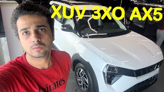 Mahindra XUV 3XO AX5 Walkaround Features Specs in 5 Mins [upl. by Maison]