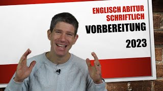 Abitur Englisch 2023  das OFFIZIELLE VIDEO zur Vorbereitung🙂 [upl. by Adaurd]