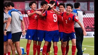 Korea Republic vs Oman AFC U16 Championship 2014 [upl. by Cally]