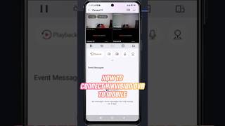 How To Connect Hikvision DVR To Mobile cctv hikvision cctvcamera [upl. by Ymmit]