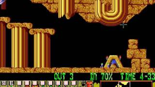 DOS Game Lemmings [upl. by Eremehc]