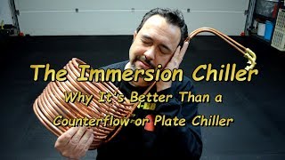 The Immersion Chiller Why Its Better Than a Counterflow or Plate Chiller [upl. by Tye786]