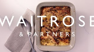 Panettone Bread amp Butter Pudding  Waitrose amp Partners [upl. by Etat]