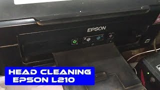 How to head cleaning of Epson L210 printer in Hindi 2019 Solve print problem of Epson 210 Debajyoti [upl. by Killarney]