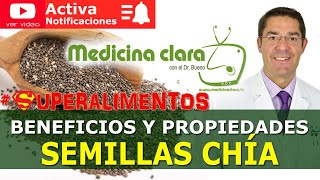 Beneficios de la Chía Semillas de Chía ¿superalimento Propiedades de la Chía  Medicina Clara [upl. by Arelc503]