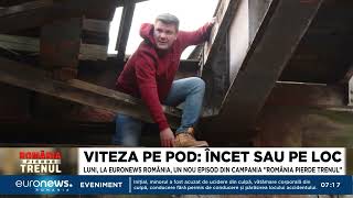 Podurile feroviare ale României vechi ruginite cu șuruburi slăbite și bucăți gata să cadă [upl. by Rene]