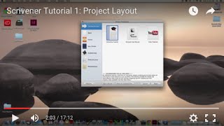 Scrivener Tutorial 1 Project Layout [upl. by Christine829]