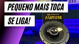 SE LIGA NA QUALIDADE DESSE FALANTE DE PORTA  HURRICANNE AURUM 60 RMS DE 6 POLEGADAS [upl. by Bernete]