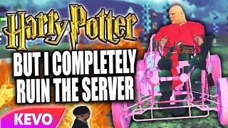 Harry Potter RP but I completely ruin the server [upl. by Eecram]