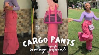 How to sew cargo pants [upl. by Aikrehs]