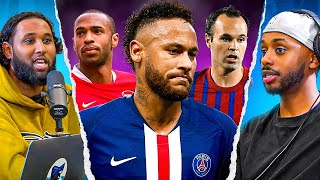 DEBATE Our TOP 10 ALL TIME Players To Never Win The BALLON DOR Ft Iniesta Henry etc [upl. by Hannasus232]