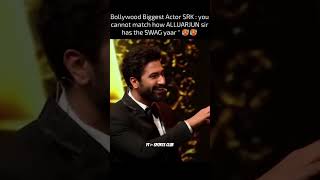 Allu arjun rocked SRK shocked srk shahrukhkhan alluarjun pushpa pushpa2 trending funnyff [upl. by Itnuahsa]