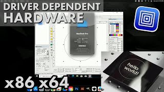 Installing x86 x64 Drivers on a UTM Emulation  Ezcad 2 Live Test [upl. by Alfreda721]