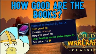 WoW Clasic The classbooks of AQ20 How good are they How much might they be worth [upl. by Terrye]