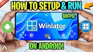 🔥 WINLATOR ANDROID V8R1  SETUPSETTINGSGTA V GAMEPLAY TEST  NEW WINDOWS EMULATOR UPDATE [upl. by Afatsuom]