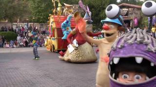 Disney Pixar Play Parade Part 1mp4 [upl. by Anihta]