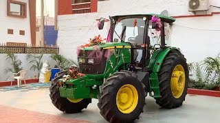 New JOHN DEERE 6120 in quotHISAR HARYANAquot  120 HP [upl. by Ecela]