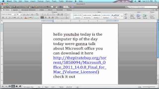 how to install office 2011 for mac [upl. by Akirehs]