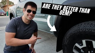 3rd Gen Tacoma Rek Gen Mud Flaps Overview OEM Comparison [upl. by Corby375]