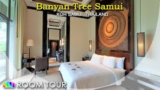 【Room Tour】 Banyan Tree Samui－Deluxe Pool Villa，蘇梅島悅榕莊酒店－豪華海景別墅，Villa B17，130m² [upl. by Ailaro156]