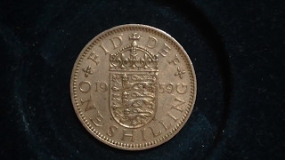 1959 One Shilling United Kingdom Mintage 19 Million [upl. by Sissie103]