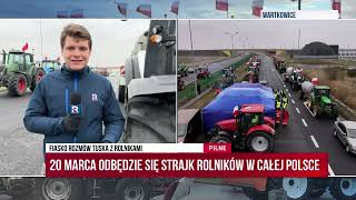 Na żywo Wartkowice Rolnicy padli ofiarą prowokacji  M Gwardyński  TV Republika [upl. by Laris]