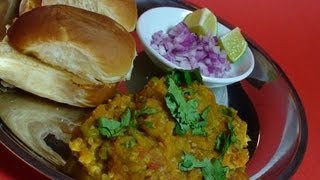 Pav Bhaji  Indian Vegetarian Street Food Recipe [upl. by Cadmar809]