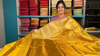 Pure Tissue Kanchipuram Silk Sarees [upl. by Harms811]