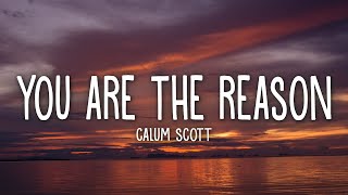 Calum Scott  You Are The Reason Lyrics [upl. by Gnilrad]