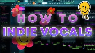 HOW TO MAKE INDIE ROCK VOCALS Indie rock Post punk Alternative  FL Studio 20 [upl. by Chrotoem]