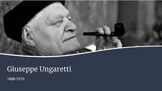 Giuseppe Ungaretti  La vita [upl. by Urbanna]