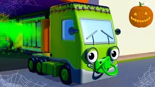 Baby Truck Halloween Song  Nursery Rhymes amp Kids Songs  Geckos Garage  Songs For Children [upl. by Elleved]