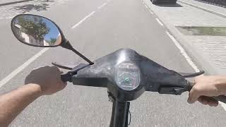 Piaggio Vespino AL  Walkaround and POV Test Drive  Low budget project [upl. by Brinson48]