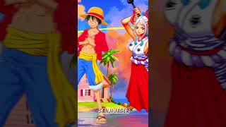 Who is strongest Yamato vs Luffy onepiece anime shorts [upl. by Valery]