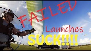 PARAMOTOR TRIKE Failed Launches Keepin it Real [upl. by Mamie918]