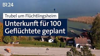 Seeshaupt Desinformation zu Flüchtlingsheim am See I Abendschau I BR24 [upl. by Clevie351]