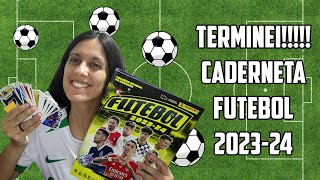 TERMINEI 😱 Caderneta FUTEBOL 202324 Panini ⚽ [upl. by Ortrude]