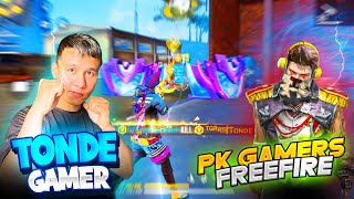 Tonde Gamer vs PK GAMERS FREEFIRE  Tonde Gamer Squad Came Randomly In CS Rank  Garena Free Fire [upl. by Alethea]