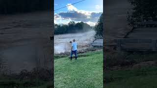 Tennessee bridge collapses into river amid Helene flooding [upl. by Rockwood]