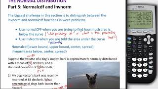 NormalCDF and InvNorm [upl. by Sergius475]