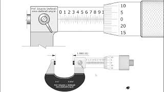 Medir con micrómetro en milésimas de pulgada [upl. by Ahtela]
