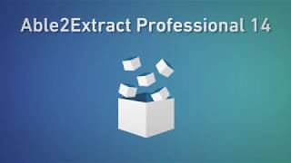 Whats New Able2Extract Professional 14 Features [upl. by Miki]