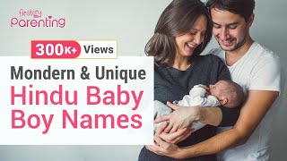 25 Modern amp Unique Hindu Baby Boy Names with Meanings [upl. by Simeon]