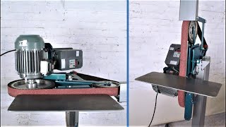 DIY Multifunctional Adjustable Belt Sander Grinder  MWIG 4 [upl. by Bunni]