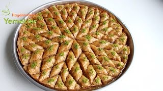 Yıldız Baklava Kesimi  Baklava Dilimi Nasıl Kesilir  Hayalimdeki Yemekler [upl. by Leonard]