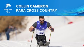 🇨🇦 Collin Cameron is the bronze man at Mens Para Cross Country🥉  Paralympic Games [upl. by Ahsaf865]