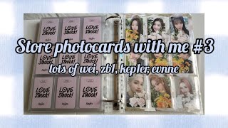 Store photocards with me 3  lots of wei zb1 kep1er evnne [upl. by Rawna]